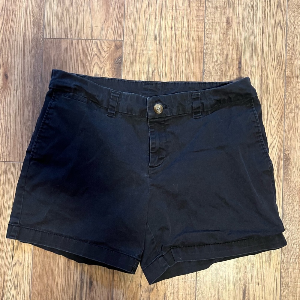 Faded glory black khaki shorts